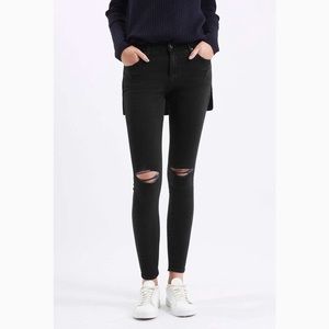 Topshop Black Leigh Jeans